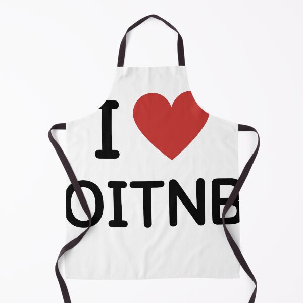 Item preview, I HEART OITNB - BLACK TEXT designed and sold by mughairs.
