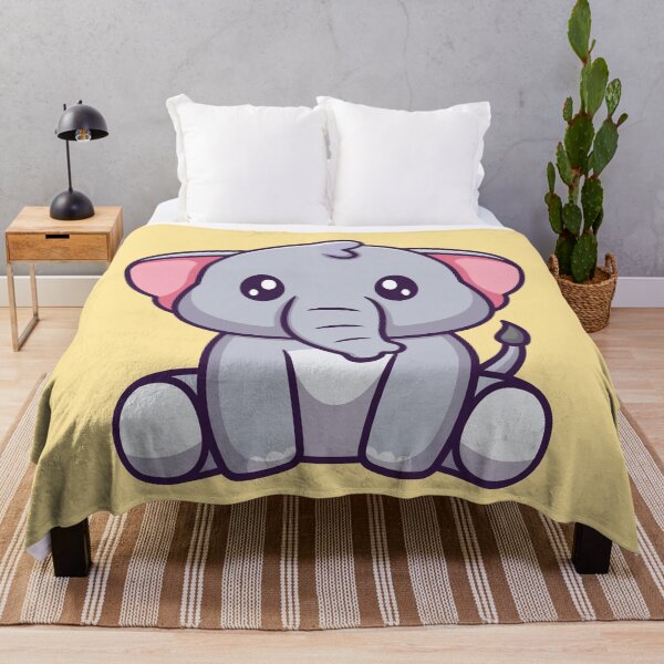 Item preview, Gentle Giant: Cute Elephant Sitting Cartoon Vector Icon Illustration designed and sold by hjian8219.