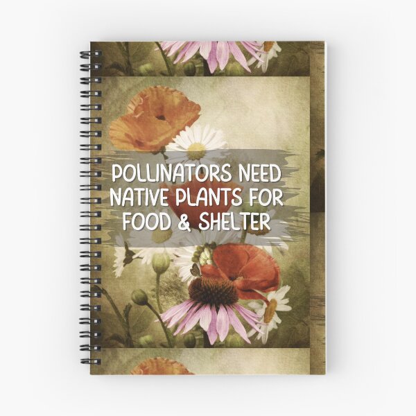 Item preview, Pollinators Need Native Plants Colorful Design designed and sold by EarthArtDesigns.