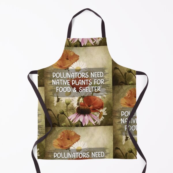 Item preview, Pollinators Need Native Plants Colorful Design designed and sold by EarthArtDesigns.