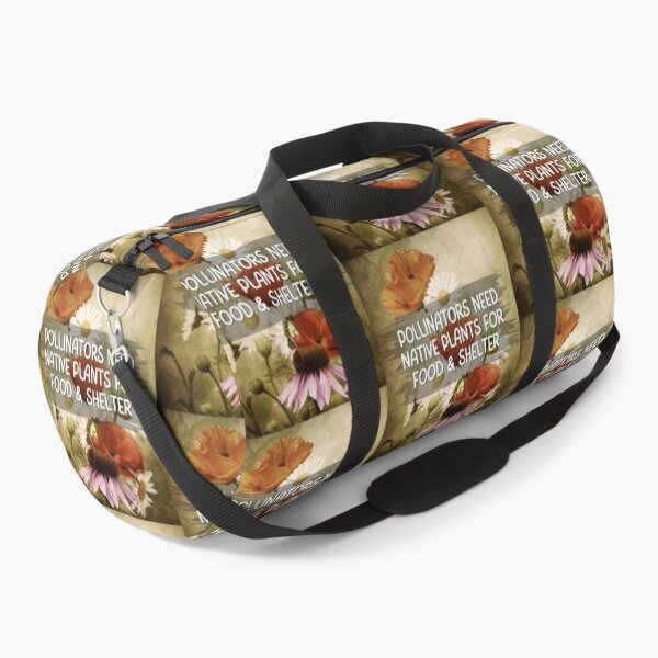 Item preview, Pollinators Need Native Plants Colorful Design designed and sold by EarthArtDesigns.