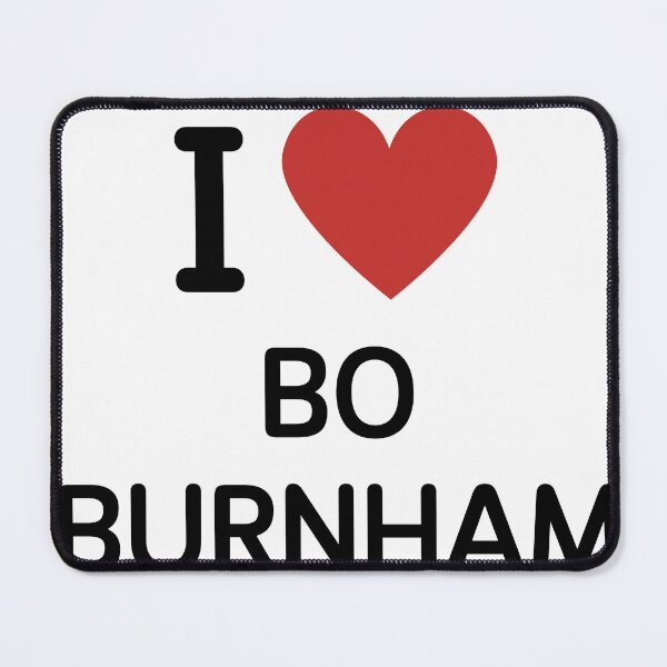 Item preview, I HEART BO BURNHAM - BLACK TEXT designed and sold by mughairs.