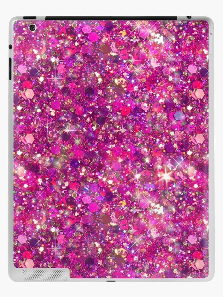 Pretty Pink Glitter Sparkles Design iPad Case & Skin for Sale by