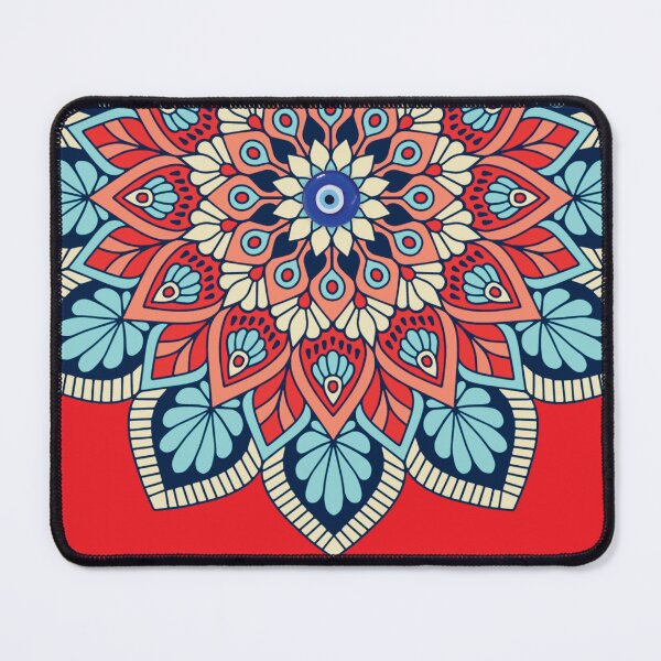 Item preview, MANDALA WITH NAZAR AMULET designed and sold by LuDesign11.