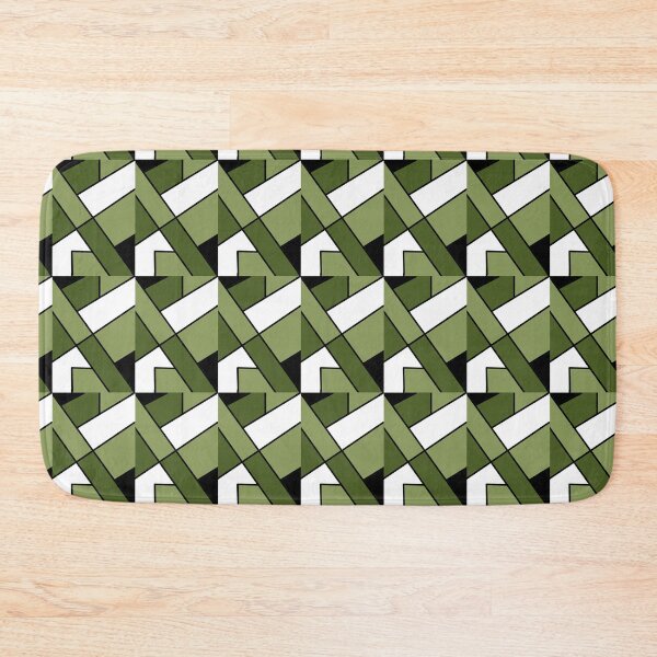 Item preview, Abstract Shades of Moss Green, White and Black Design designed and sold by MimsTees.
