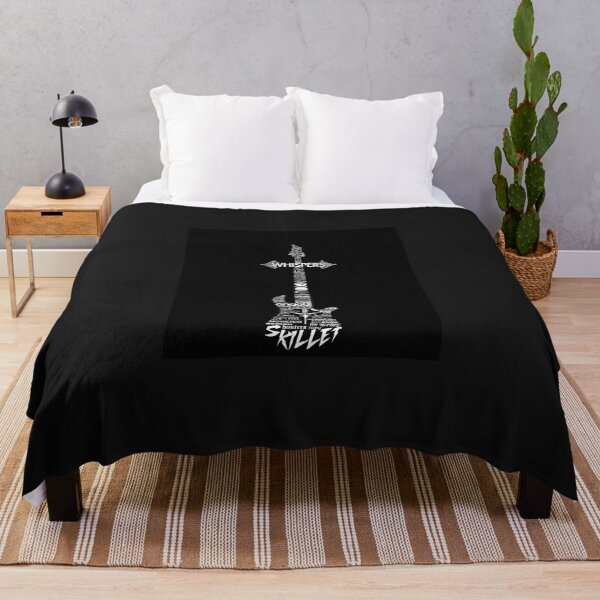 Item preview, Skillet Guitar Typography on Black designed and sold by JeanetteRiler68.