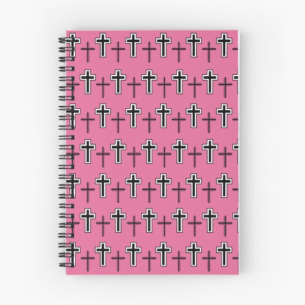 Item preview, Pink crosses pattern, pink halloween designed and sold by MLD112.