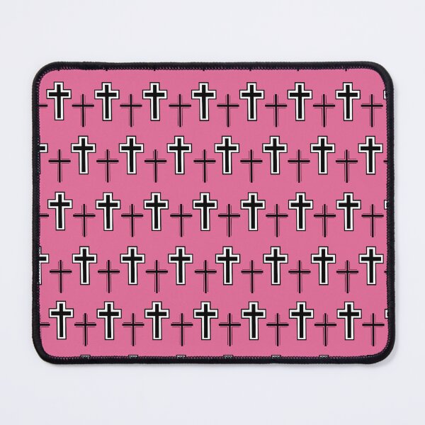 Item preview, Pink crosses pattern, pink halloween designed and sold by MLD112.