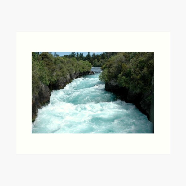 Huka Falls Art Print
