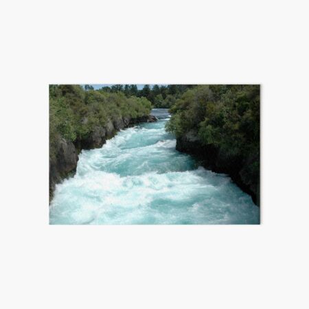 Huka Falls Art Board Print