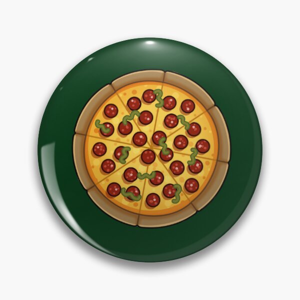 Item preview, Pepperoni and Pepper Pizza designed and sold by lulubeeart.