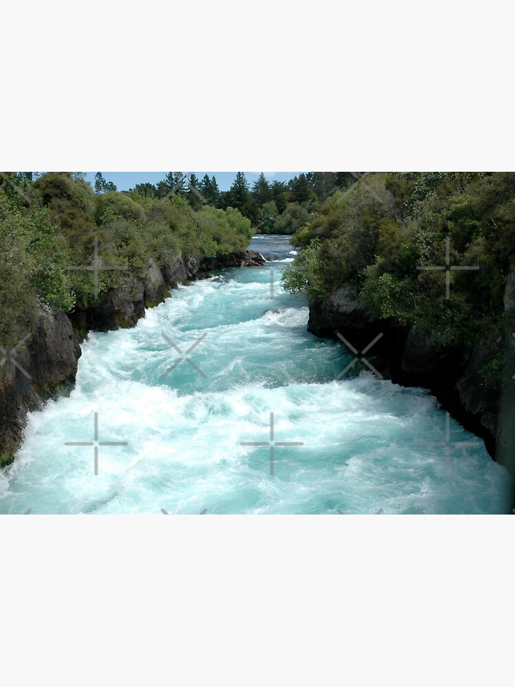Thumbnail 3 of 3, Sticker, Huka Falls designed and sold by SiobhanFraser.