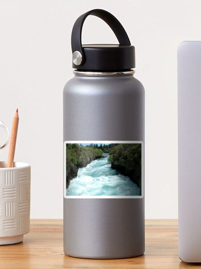 Thumbnail 1 of 3, Sticker, Huka Falls designed and sold by SiobhanFraser.