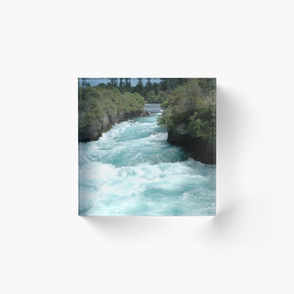 Huka Falls Acrylic Block