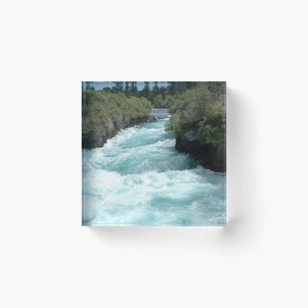 Huka Falls Acrylic Block