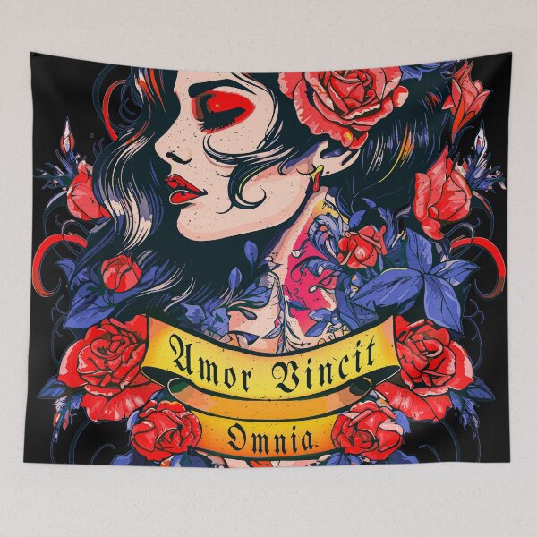 Item preview, Tattoo Amor Vincit Omnia designed and sold by SteadyRolling.
