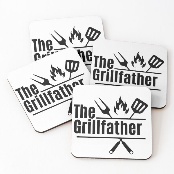 Item preview, The Grillfather BBQ Lover Funny Quote designed and sold by ShopFanCreation.