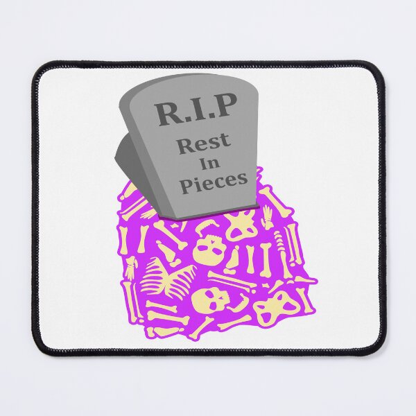 Item preview, RIP Rest in Pieces Grave, Skeleton Bones Halloween designed and sold by Redmanrooster.