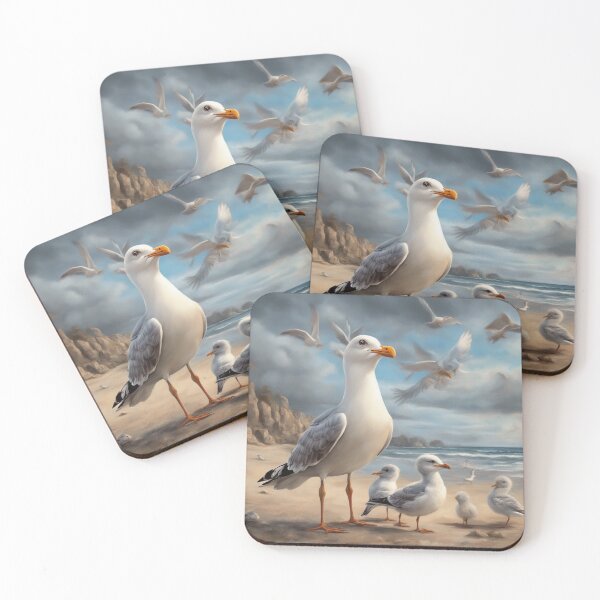 Item preview, Seagulls Beach Day Dreaming designed and sold by purplesensation.