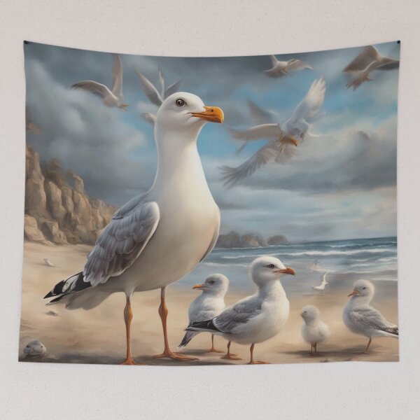 Item preview, Seagulls Beach Day Dreaming designed and sold by purplesensation.