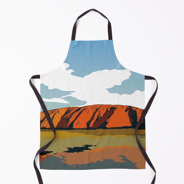 Item preview, Uluru Sunset. Original Art. Northern Territory Australia designed and sold by VRMediaDecor.