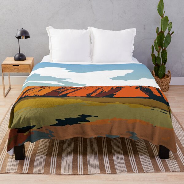 Item preview, Uluru Sunset. Original Art. Northern Territory Australia designed and sold by VRMediaDecor.
