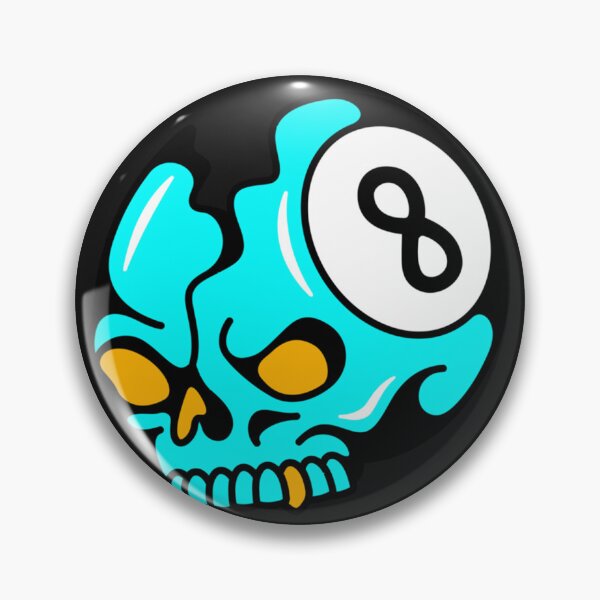 Item preview, skull 8ball designed and sold by JeremiahNewell5.