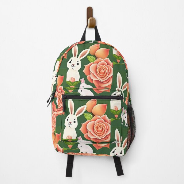 Item preview, Peach Roses & Bunnies designed and sold by Will Burney.
