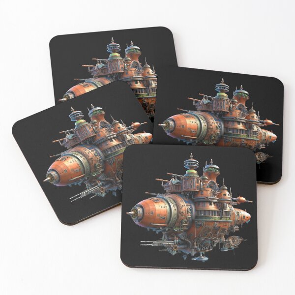Item preview, Vintage Medieval Barocco Spaceship Surrealism Aesthetic design designed and sold by Cybermariko.