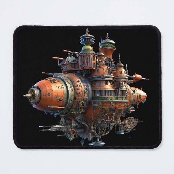 Item preview, Vintage Medieval Barocco Spaceship Surrealism Aesthetic design designed and sold by MarikoDesignArt.