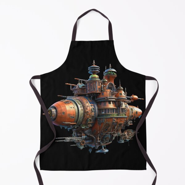 Item preview, Vintage Medieval Barocco Spaceship Surrealism Aesthetic design designed and sold by MarikoDesignArt.