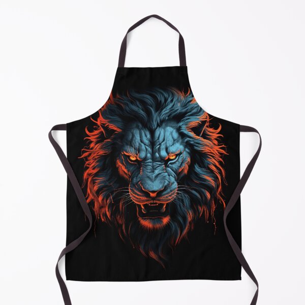 Item preview, Lion looks angry with deep red eyes 2 designed and sold by eyestetix.