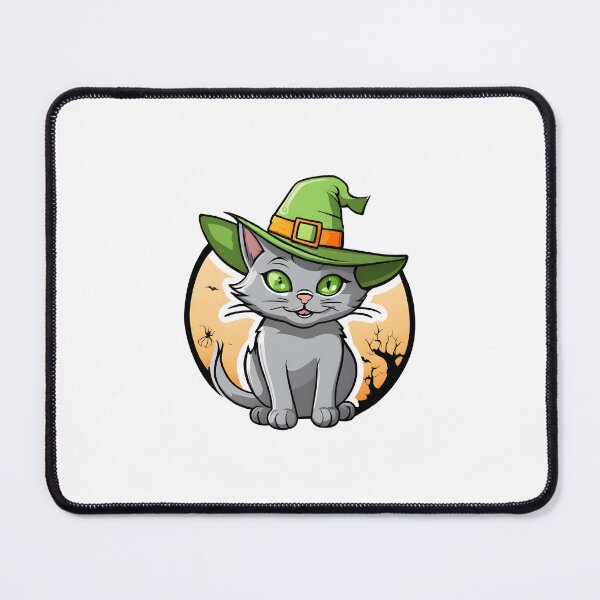 Item preview, Helloween Cat Green Hat designed and sold by KeepDream.
