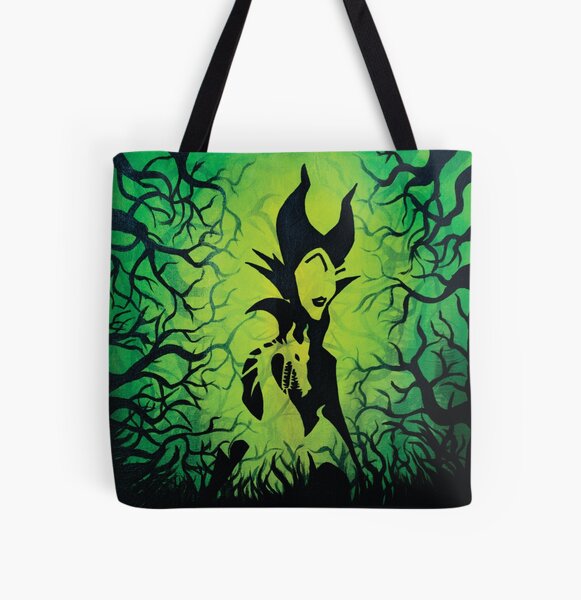 Disney Sleeping Beauty Dark Detailed Maleficent Weekender Tote Bag