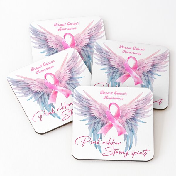 Item preview, Celebrating Strength: "Pink Ribbon Strong Spirit" Breast Cancer Awareness | Cute Motivational, Cancer Support, Breast Cancer Ribbon, Breast Cancer Month designed and sold by Ali Doodles.