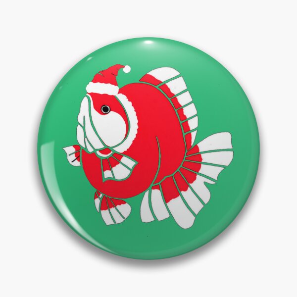 Item preview, Ryukin in Santa's Hat designed and sold by Nosnah.