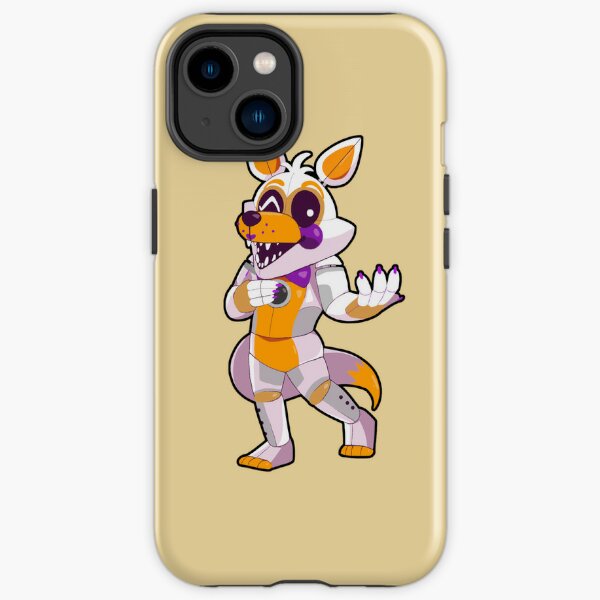 Lolbit caso de telefone para iphone 14 pro max 13 12 mini 11 xr 7 8 plus  capa de pele de fibra lolbit fnaf cinco noites na irmã