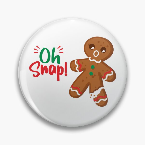 Item preview, Gingerbread Man Oh Snap! Snapped Leg Funny Christmas  designed and sold by messy-nessie.