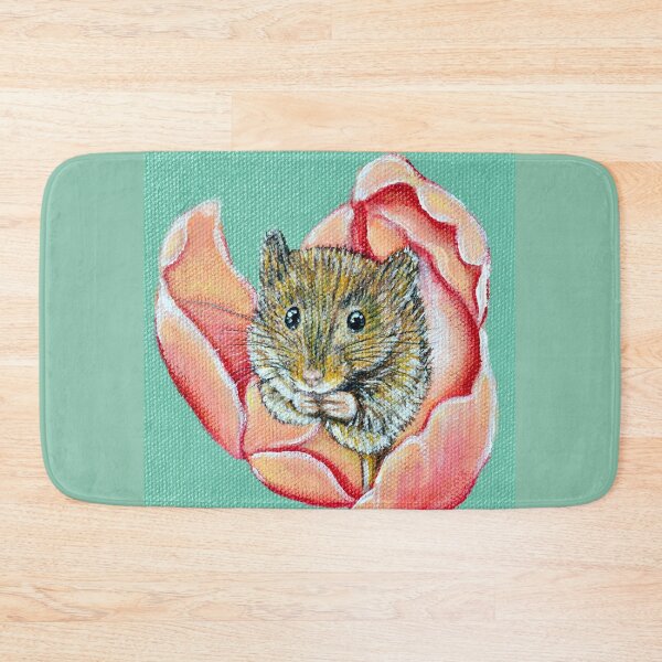 Item preview, Mouse in a Tulip Painting designed and sold by Art by Kirsten Sneath.
