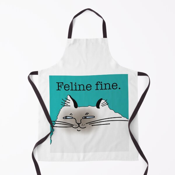 Item preview, Feline fine himmie on teal designed and sold by HelenDBVickers.