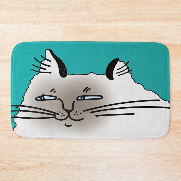 Item preview, Feline fine himmie on teal designed and sold by HelenDBVickers.