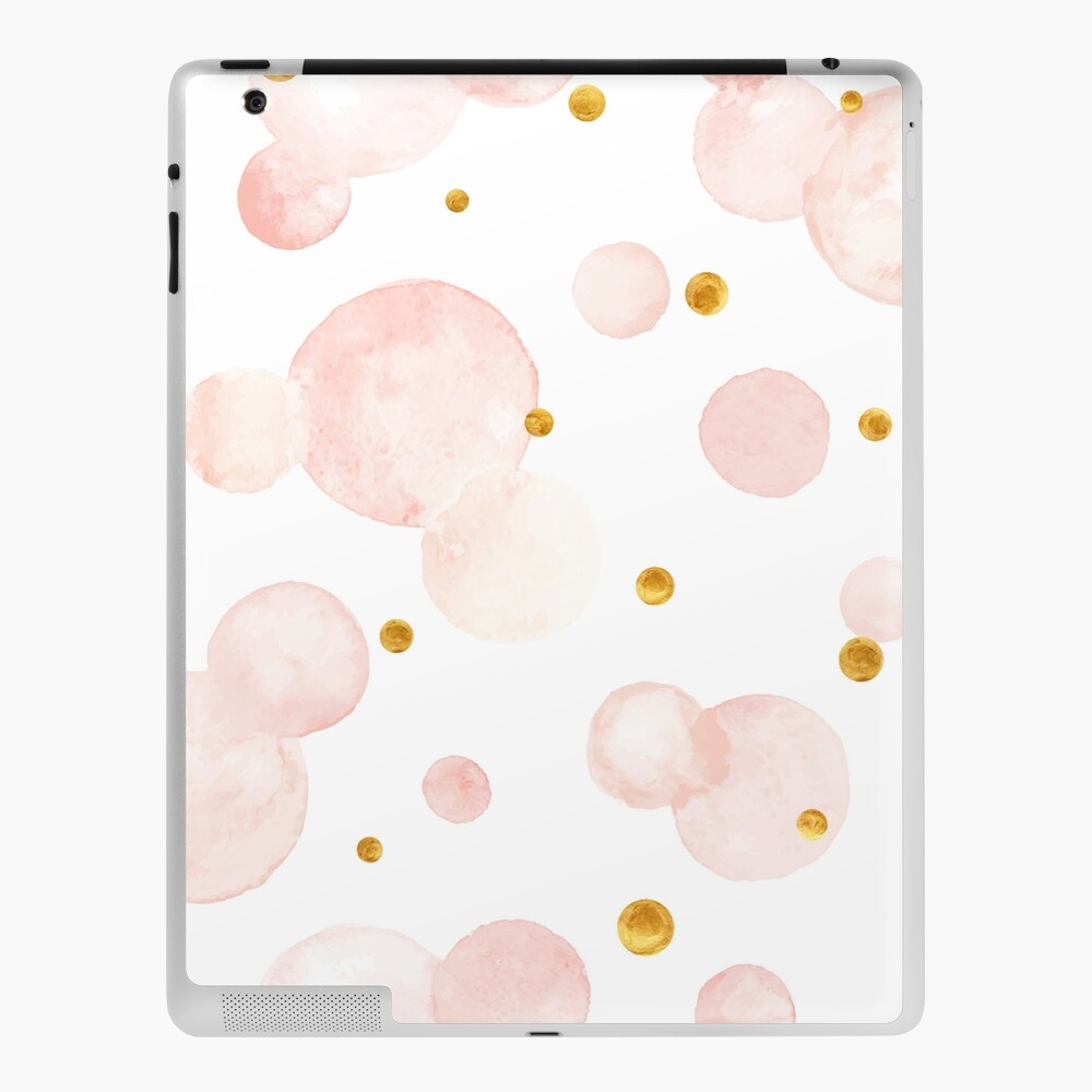 Watercolor Paper Clips and Polkadots Pink Greeting Cards and Envelopes Pack  of 8, A7 - Harris Teeter