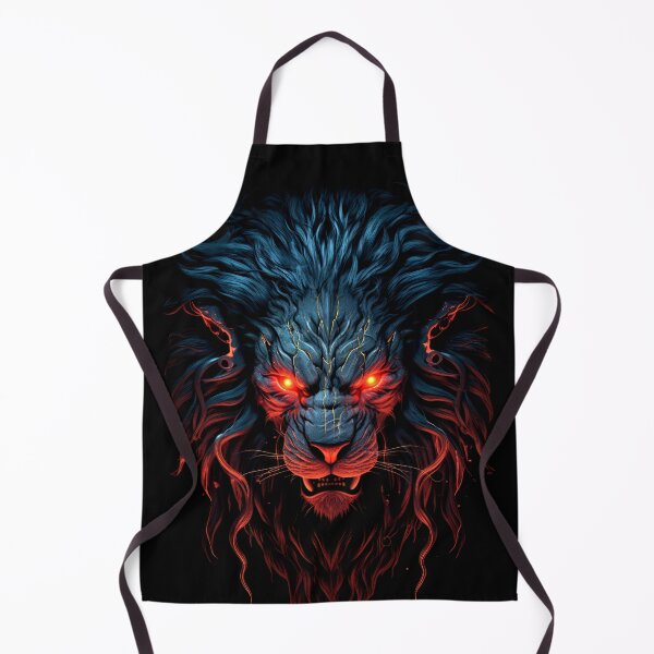 Item preview, Lion looks angry with deep red eyes 5 designed and sold by eyestetix.