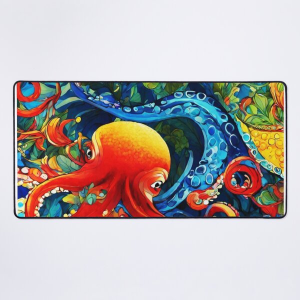 Item preview, Orange Red Octopus designed and sold by gillys.