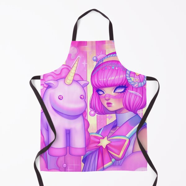 Item preview, Adorable Pink Unicorn and Anime Girl designed and sold by bubblegoth.