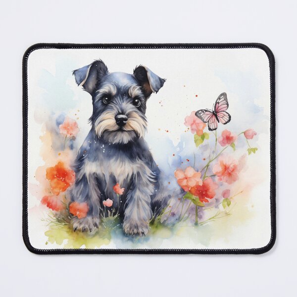 Item preview, Cute Baby Miniature Schnauzer Dog designed and sold by lipe1984.