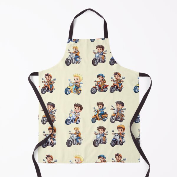 Item preview, Boys Riding Motorcycles and Scooters (set1) designed and sold by TheTrendsDesk.