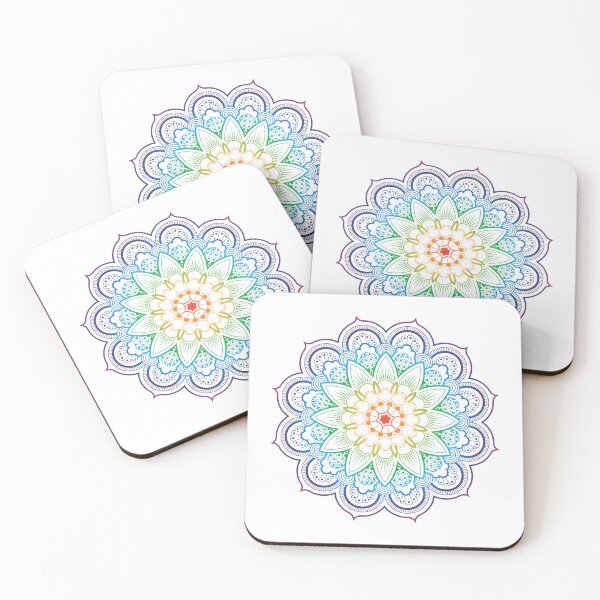 Item preview, colored mandala designed and sold by Cinkiamor.