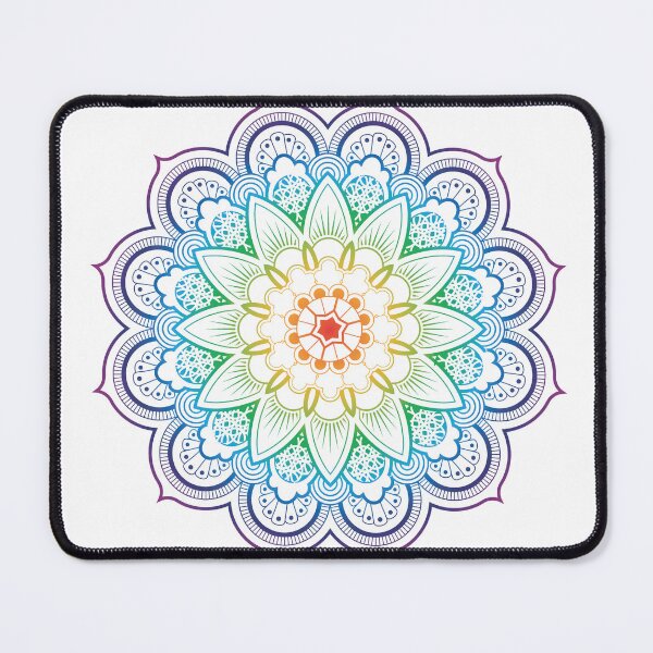 Item preview, colored mandala designed and sold by Cinkiamor.