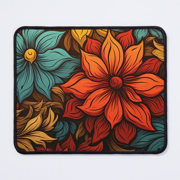 Item preview, Fall Floral Background and Cartoon Style Floral Wallpaper designed and sold by MapleTArts.